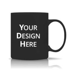 Customised Black Mugs