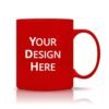 Customized Red Mugs