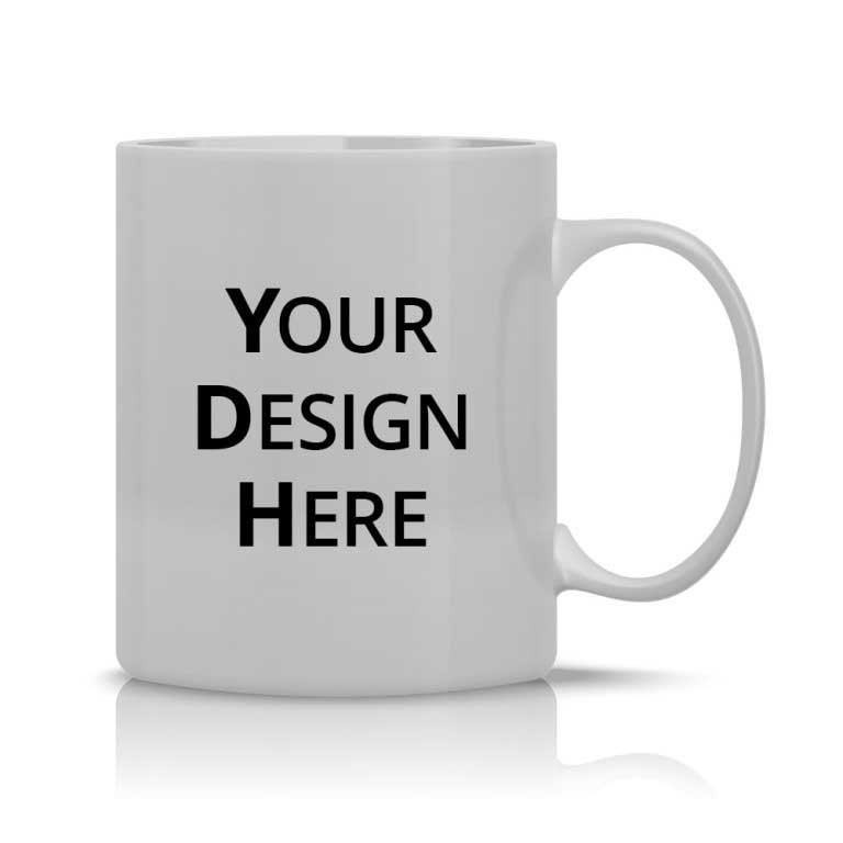 Customised White Mugs