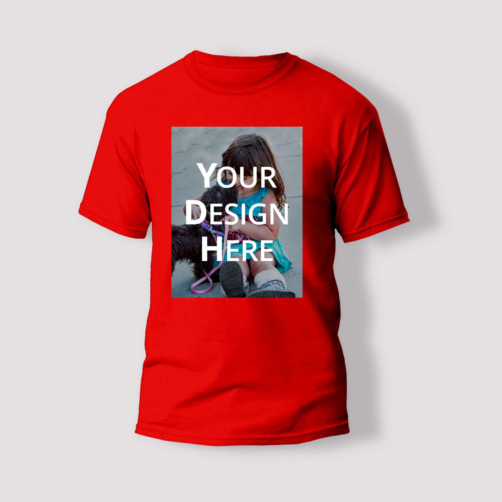 Customised Red Tshirts / Tee
