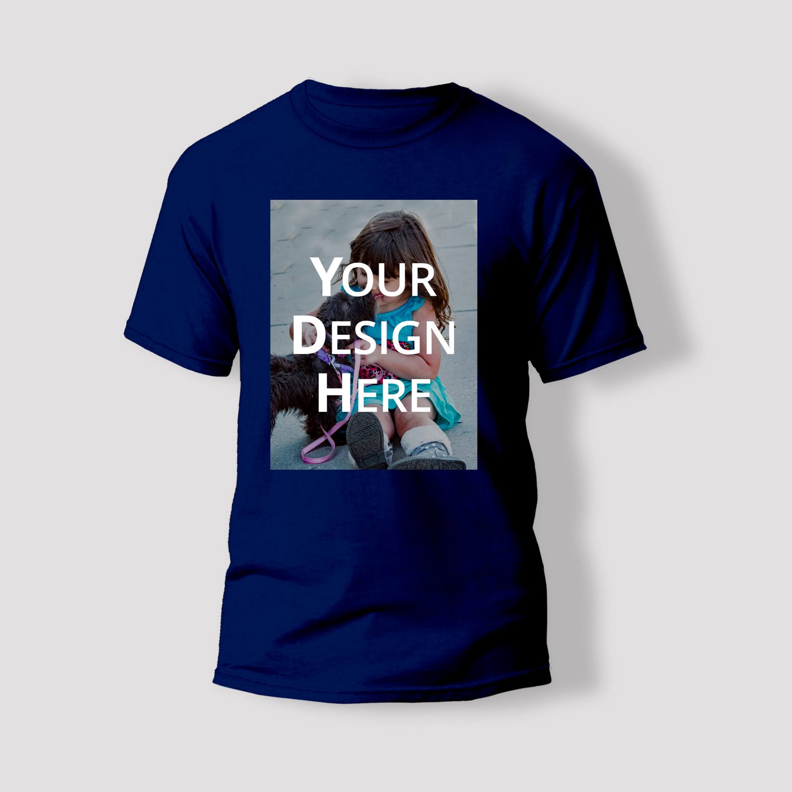 Customised Navy Blue Tshirts / Tee