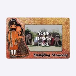Custom Printed Couple Fridge Magnet