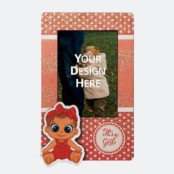 Custom Printed Baby Girl Fridge Magnet